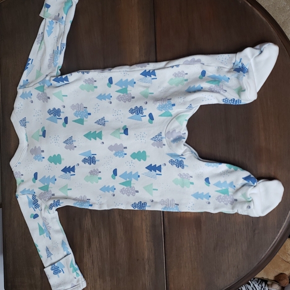 Gymboree One Piece Footed Pajama, Sz NB - Picture 2 of 6
